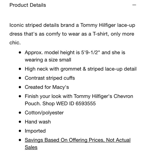 Tommy Hilfiger Plus Size Long Sleeve Lace Up Dress - Picture 12 of 12